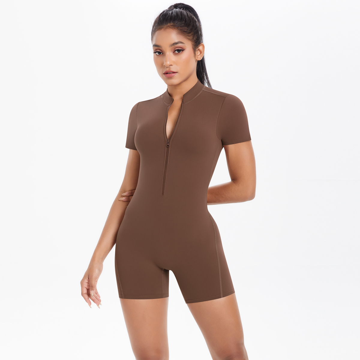 Women Gym Jumpsuit Short Yoga  - Herbal Yoga review and price