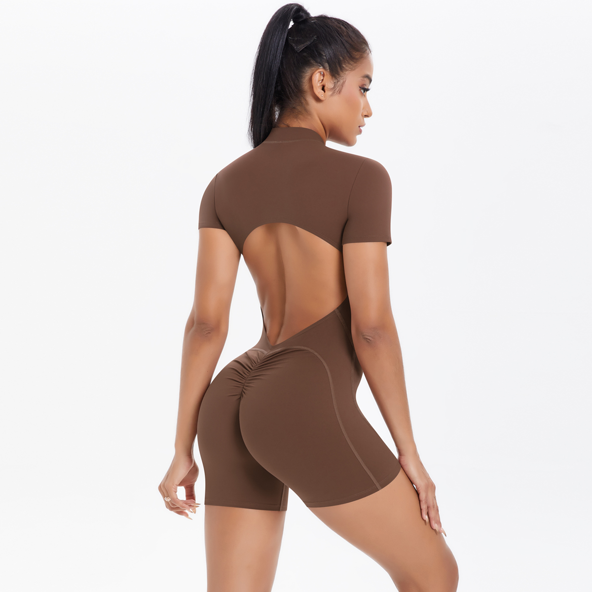 Women Gym Jumpsuit Short Yoga  - Herbal Yoga review and price