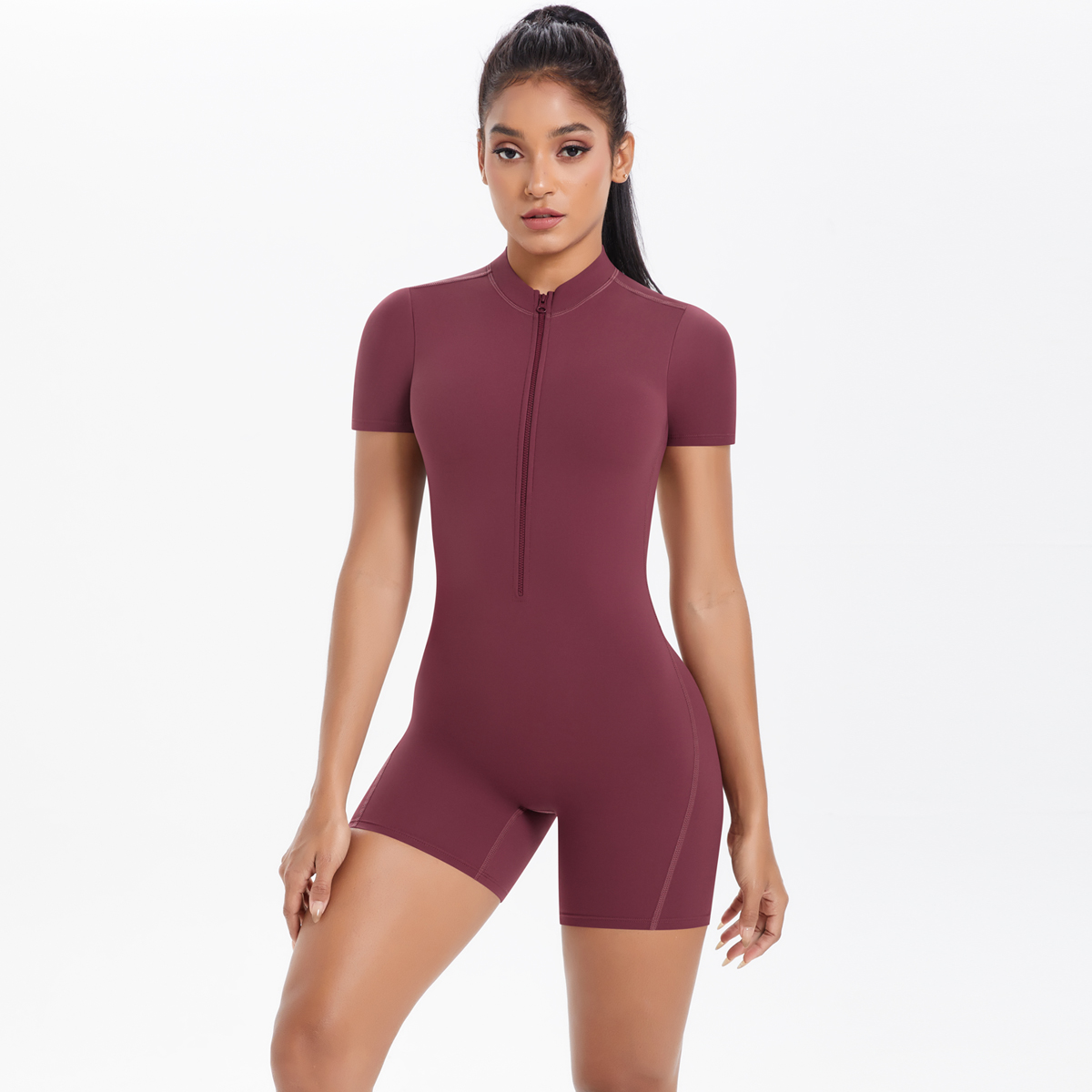 Women Gym Jumpsuit Short Yoga  - Herbal Yoga review and price