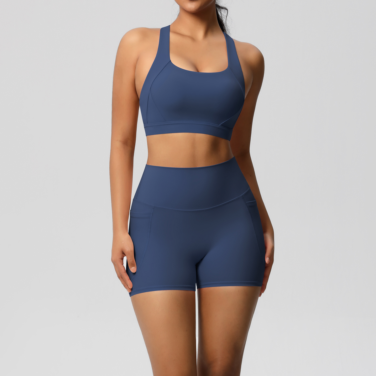 2PCS Sportswear With Pocketed  - Herbal Yoga review and price